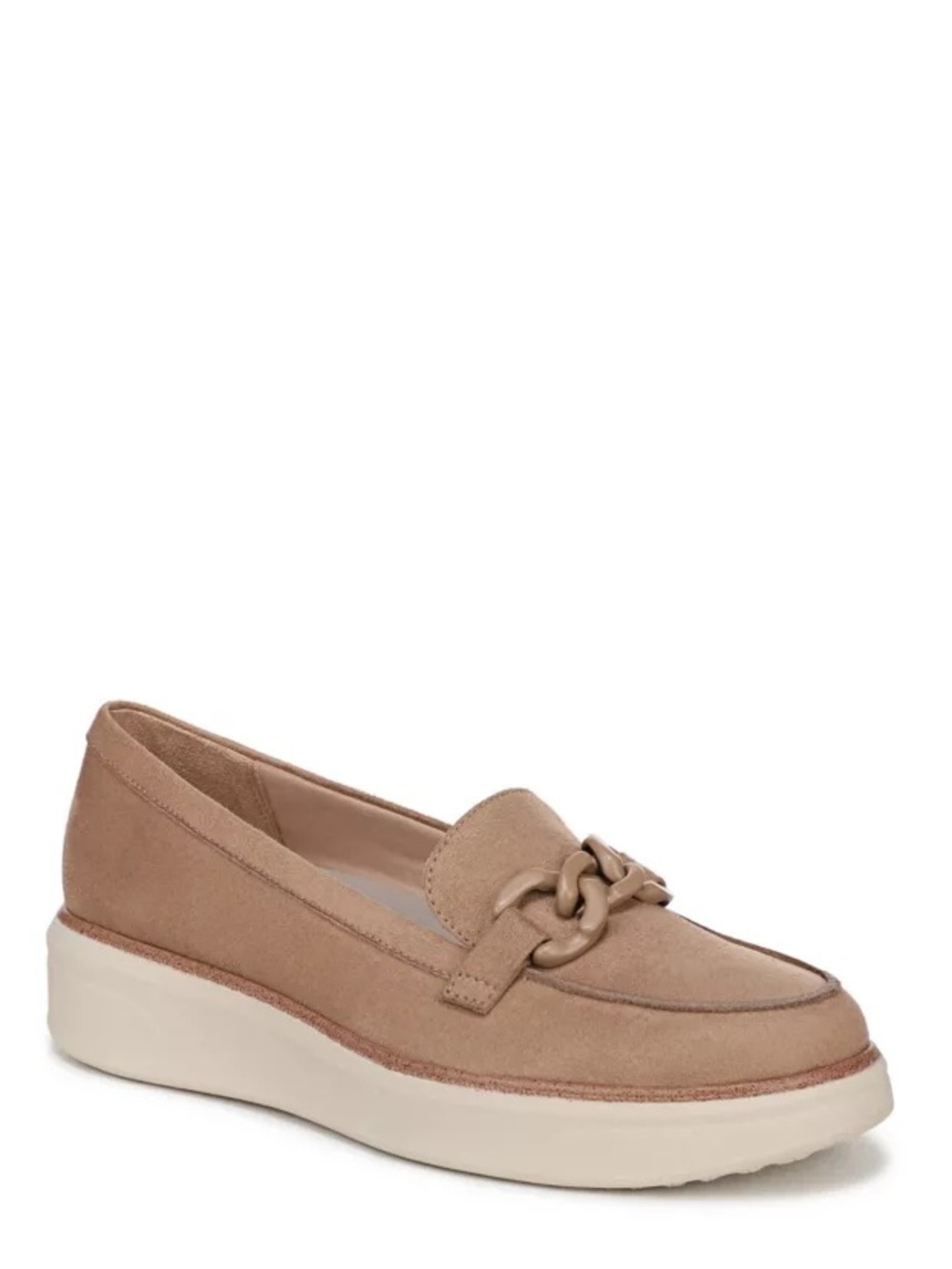 NEW LifeStride Taupe Platform Loafer Size 8.5